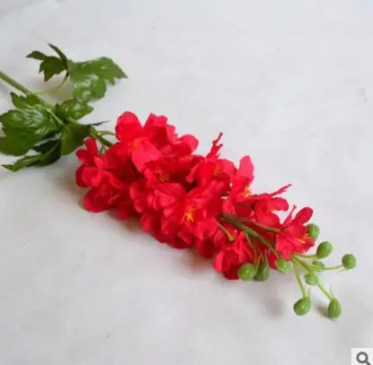 6 шт. Larkspur цветок напольный поддельный Дельфиниум Ajacis искусственные ядовитые травы для свадьбы декоративные цветы - Цвет: AA10