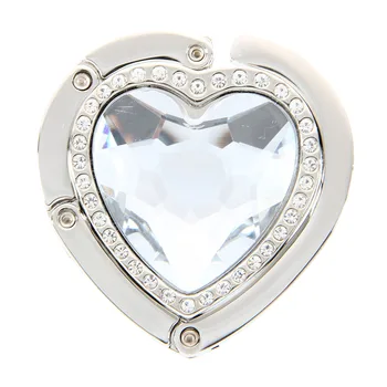 

TFTP Heart-Shape Foldable Purse Handbag Hanger Hook Holder