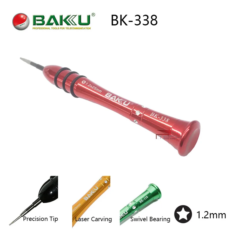 

BAKU Professional Precision Flat Screwdriver MacBook Air Pro Phone Repair Tools 5-Point Star P5 Pentalobe 1.2 mm Screw Driver