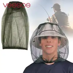 Ткань комаров насекомых Солнцезащитная шляпа Лицо протектор Кепки спорта на открытом воздухе