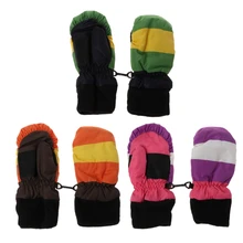 Утепленные детские варежки; теплые зимние перчатки для маленьких мальчиков и девочек; детские перчатки для сноуборда