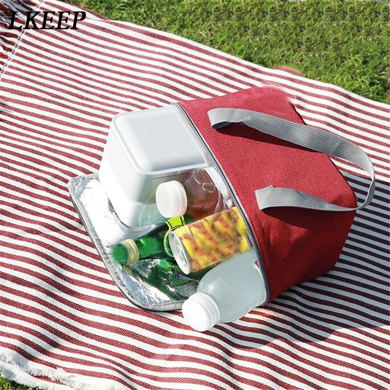 

Insulated Cooler Bag Extra Large Folding Picnic Lunch Bags Box Trips BBQ Ice Pack Food Container Accessories Supplies Lunch Bag