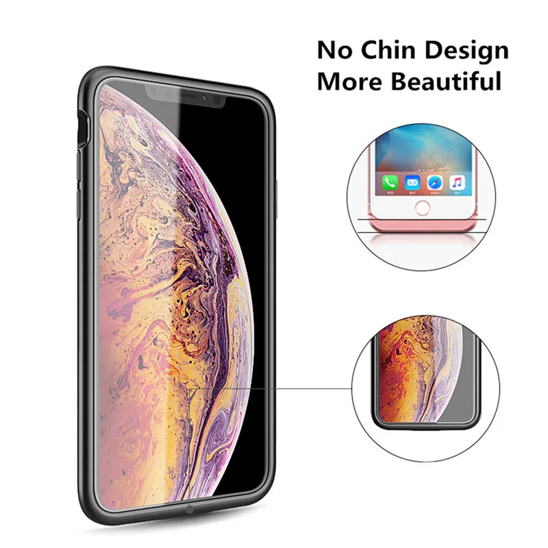 KQJYS телефон зарядное устройство чехол для iPhone X XS 4100mAh Ультратонкий