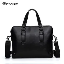 G-FAVOR Бизнес Портфели Для мужчин новые летние из искусственной кожи Портфели s Для мужчин сумка для ноутбука Повседневное человек сумка сумки на ремне