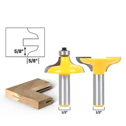 2 шт. 1/2 "хвостовик входная дверь для деревообработки инструменты для длинных шипов фреза Деревообработка Резак деревообработка биты