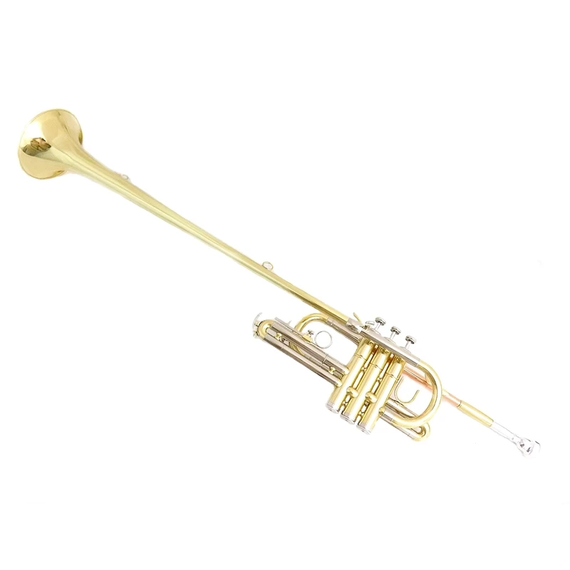 Bb Herald Trumpet Yellow brass Musical instruments With Hard case