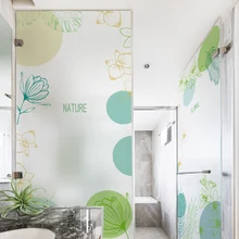 Витражи "хватка природы" оконные пленки матовые непрозрачные конфиденциальности Стекло Стикеры Home Decor цифровой печати BLT1641 ботанический сад