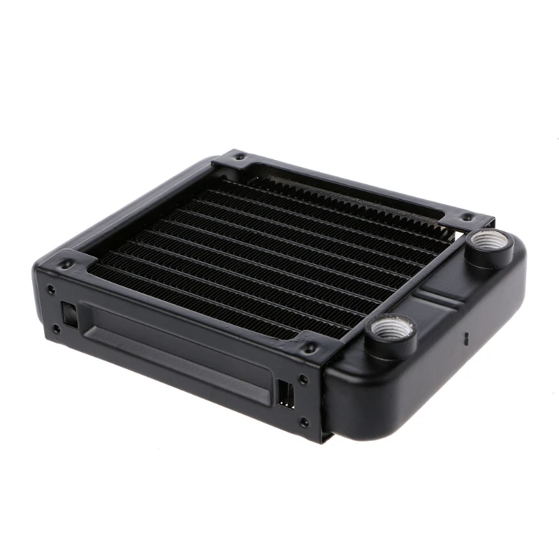 120mm Aluminum Computer Radiator Water Cooler 10 Tube CPU