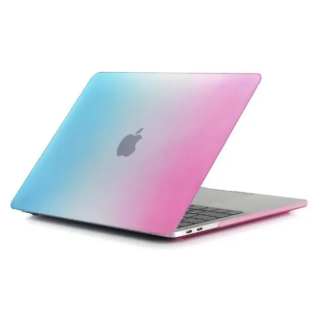 

NEW Laptop Case For Apple Macbook Air Pro Retina 11 12 13 15 inch with Touch Bar Rainbow Frosted Surface Matte Hard Cover Case