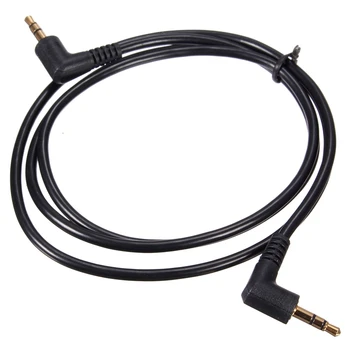

Factory wholesalerBest Promotion 1m 3.5mm Right Angle Mini Plug Stereo Aux Audio Headphone Extension Cable Wire Stereo Cable