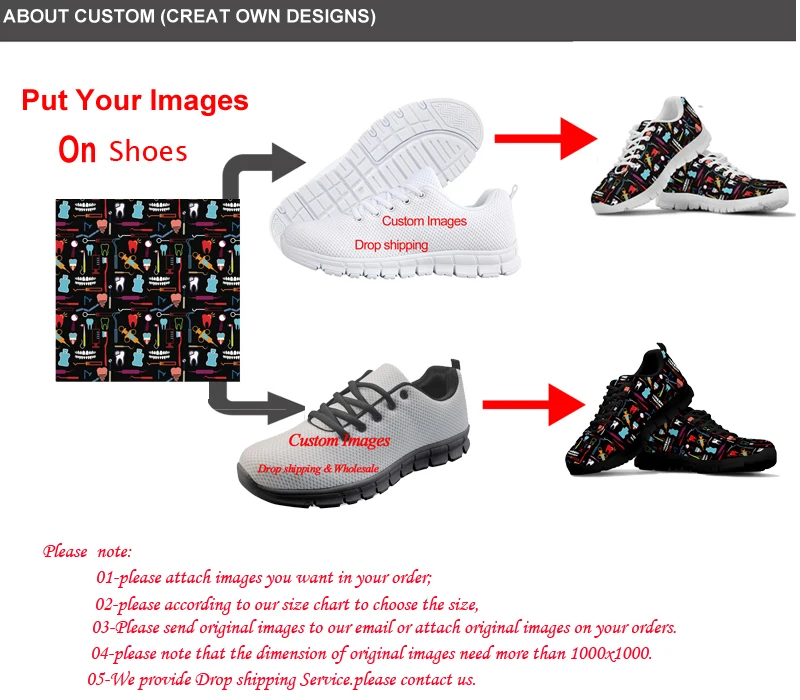 INSTANTARTS Spring Nurse Flat Shoes Women Cute Cartoon Nurses Printed Women's Sneakers Shoes Breath Mesh Flats Zapatos de Mujer
