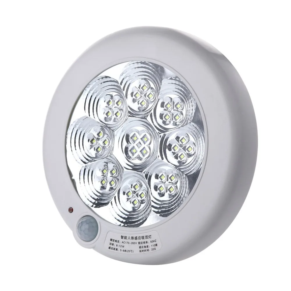 

8W/12W LED Sensor Infrared Ceiling Light Wall Mounted Home Lamp Human Body Motion Sensor Light Control Lights Corridor Light
