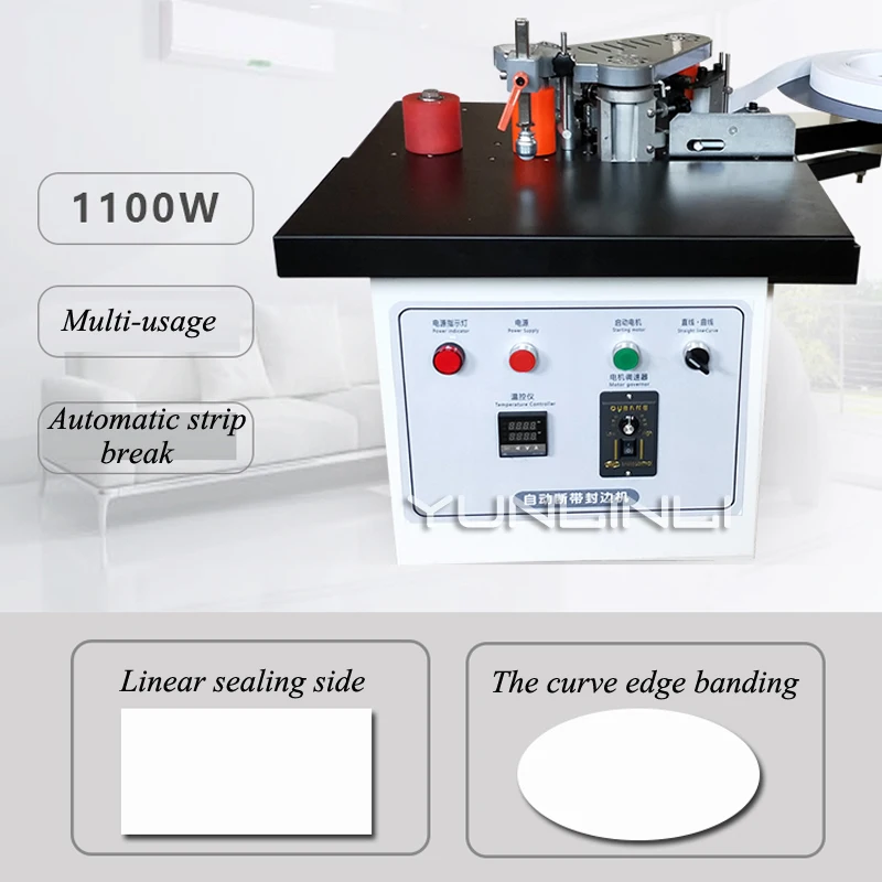 

220V Edge Banding Machine Manual Woodworking Household Portable Double-sided Adhesive Small Paint-free Automatic Tape TS50