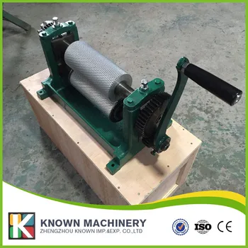 

195*86mm roller size beeswax foundation machine cells size5.3 mm 5.4mm all can optional