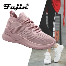 Fujin Brand 2019 New Summer Spring Mesh Breathable Light Casual Women Shoes Woman Sneakers Footwear Walking Ladies