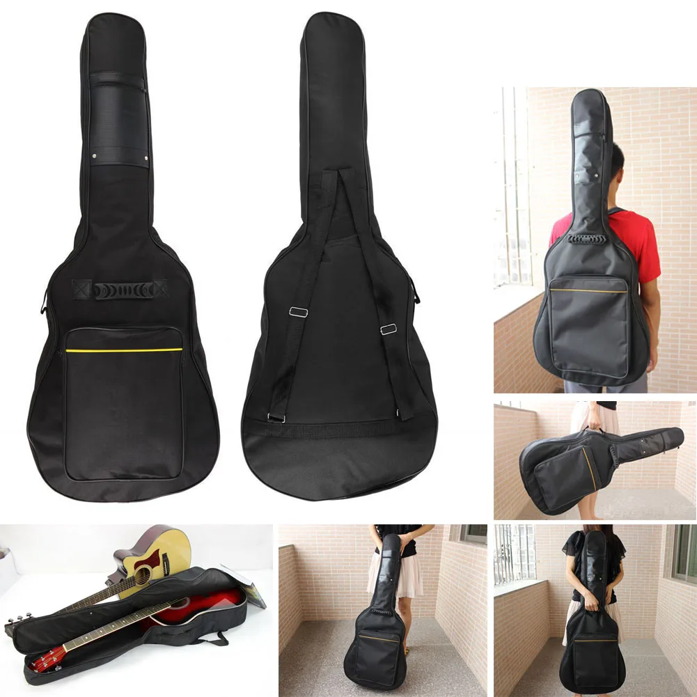 Fashion Portable 38 41 Inch Acoustic Classical Guitar Bag Double Straps