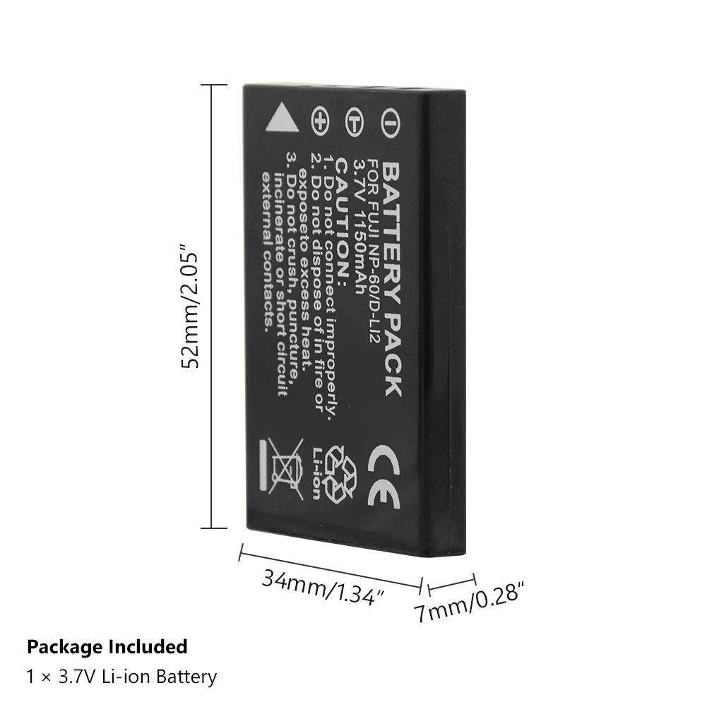 1 шт. NP-60 FNP60 NP60 SLB 1137 1037 CNP-30 K5000 D-Li2 Li-20B аккумулятор для Fujifilm 50I 601 F50I F501 F401 зум F410 F601 F601Z