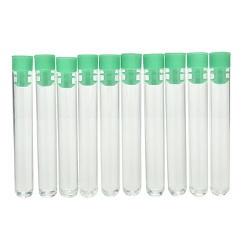 

10PCS Plastic Test Tube With Cork 12x75mm Clear Like Glass Pack10, Wedding Favor Tubes Party Favour