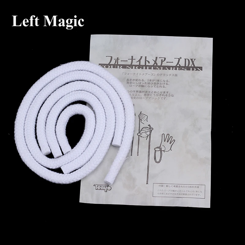 

Tenyo Four Nightmare DX Rope Magic Tricks Long Short Rope Illusion trucos de Magia Magician Stage Gimmick Accessories Mentalism