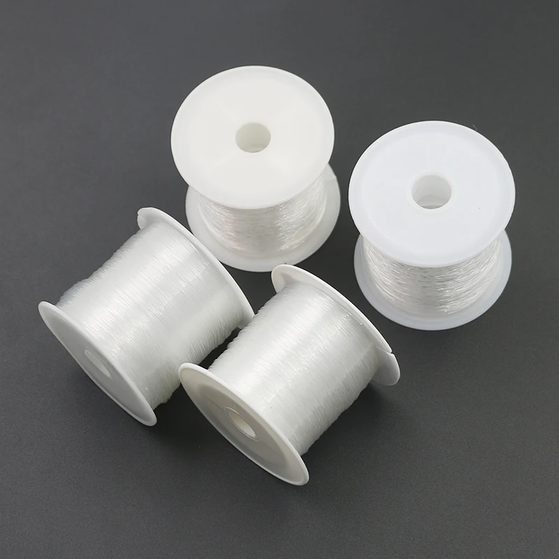 

0.2-0.6 mm Sewing Thread 100% Nylon Transparent Thread Fishing Line Diy Handmade Clothing accessories Cord for Necklace Bracelet
