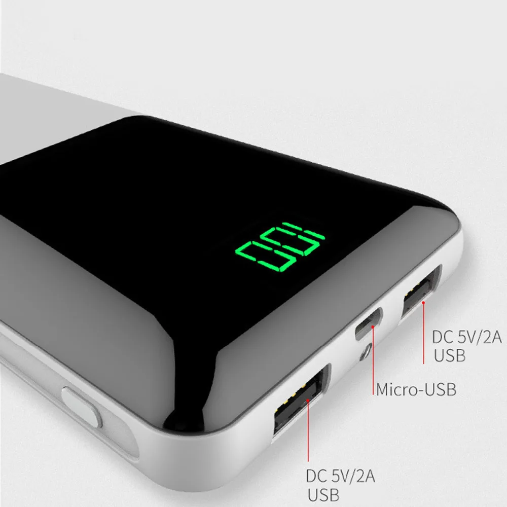Buy 20000mAh DIY Power Bank Kit Dual USB Ports LED