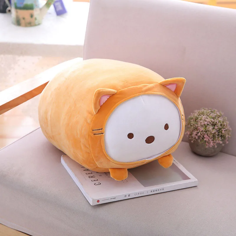 Sumikko gurashi Плюшевые игрушки Мягкие Аниме плюшевые Угловые био подушки детские игрушки подарок на день рождения для детей - Цвет: Белый