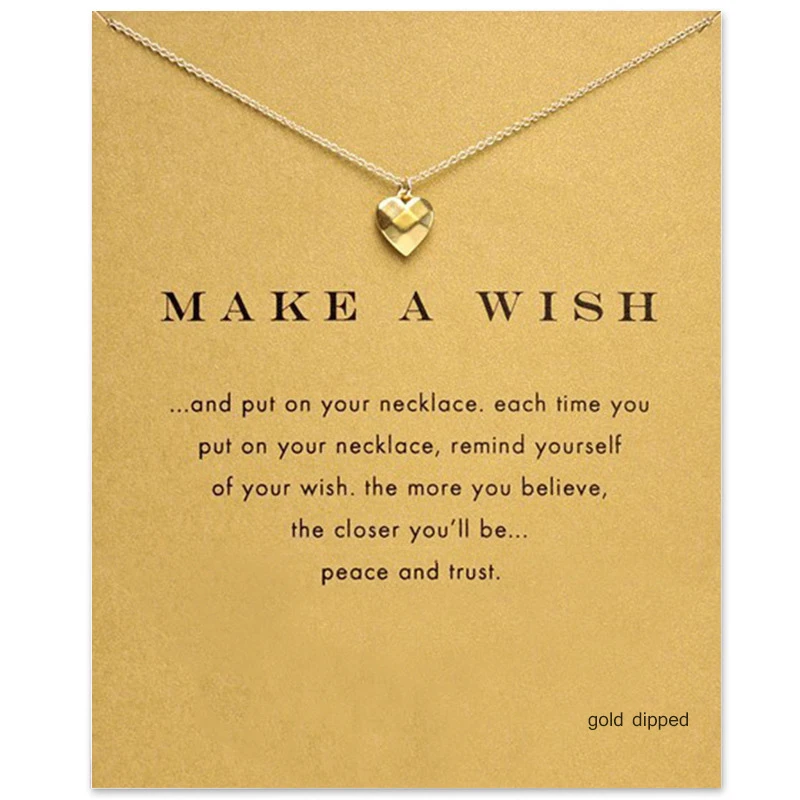 heart necklace gold