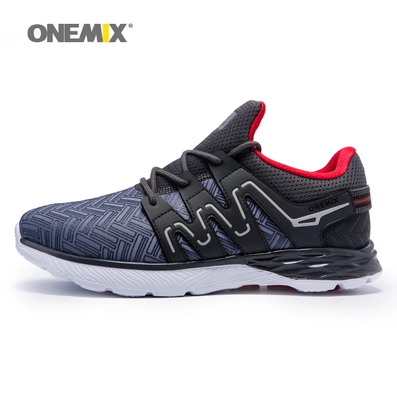 

ONEMIX Men Running Shoes Breathable Outdoor Walking Shoes Male Sport Sneakers Light Jogging Shoes For Adult Athletic Sneakers