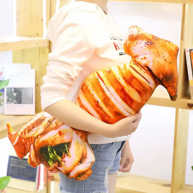 Новинка 2018 лидер продаж 3D симуляция барбекю подушка курица крыло ноги креветки