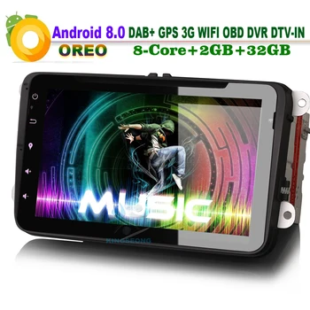 

8-Core 8" Android 8.0 Car CD Player Head Unit DAB+ GPS Navi Car Multimedia Player for VW Passat Multivan T5 Caddy