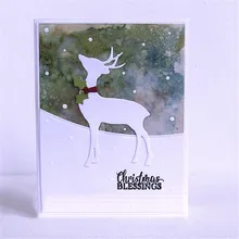 Naifumodo Animals Two Elk Deers Dies Metal Cutting Dies Scrapbooking and Card Making 2019 new Stencil Craft Dies Cuts Naifumodo Animals Two Elk Deers Dies Metal Cutting Dies Scrapbooking and Card Making 2019 new Stencil Craft Dies Cuts
