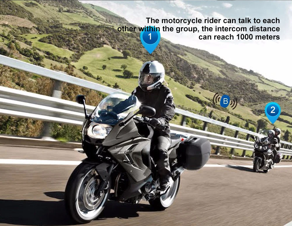 BT - S3 Multifunctional Motorcycle Bluetooth Interphone