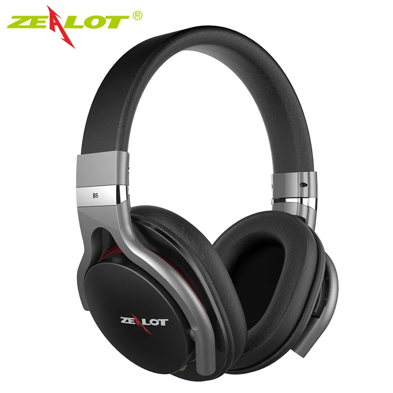 

ZEALOT B5 Bluetooth Headphones with TF Card Musical Headset Hifi Stereo Sound Wireless + Wire Earphone Hands-free Calls