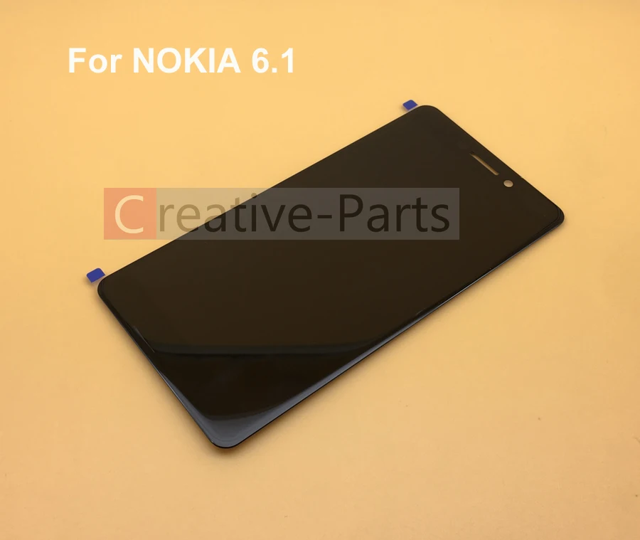 Оригинальный ЖК дисплей для Nokia 6 1 Pantalla черного цвета с сенсорным стеклом