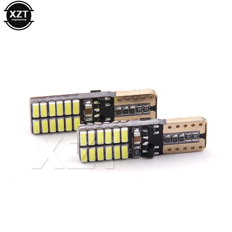 

T10 194 W5W Car LED Lamp 12 V Auto Lampada Bulb Parking Lights 5W5 Canbus T 10 W2.1x9.5D 4014 24SMD 12V Ampoule