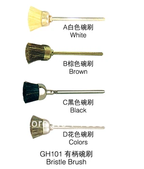 

Free Shipping GH101C style 50pcs black bristle brush, jewelry tools and accessories, jewelry polishing burnishing rotary brush