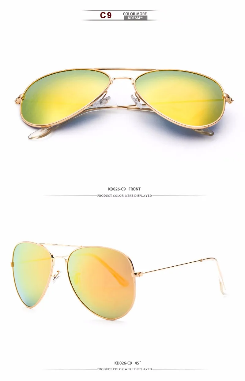 Классические поляризованные солнцезащитные очки для мужчин 58 мм с зелеными линзами, женские солнцезащитные очки polarizadas KDEAM