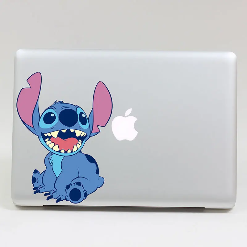 Removable beautiful lovely cute crazy funny Stitch tablet sticker and