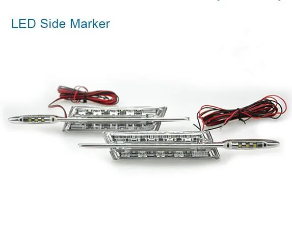 

CYAN SOIL BAY LED Side Marker LED Side Marker Smoked Blinker For BMW E90 E91 E92 E81 E82 E87 E88 E60 E61 E46 E39