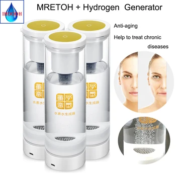 

Rechargeable Hydrogen Rich Water Generator MRETOH Promote Blood Circulation H2 Glass Cup Improve Immunity Anti-Aging Product