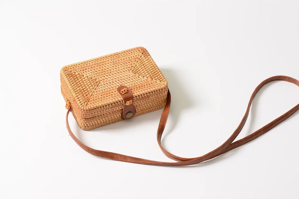 rattan straw bag summer beach bag shoulder bag 12