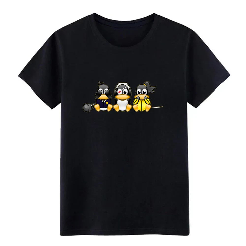 

linux v bill me n s jersey t shirt printed 100% cotton Crew Neck Costume Cute Casual Spring Kawaii shirt