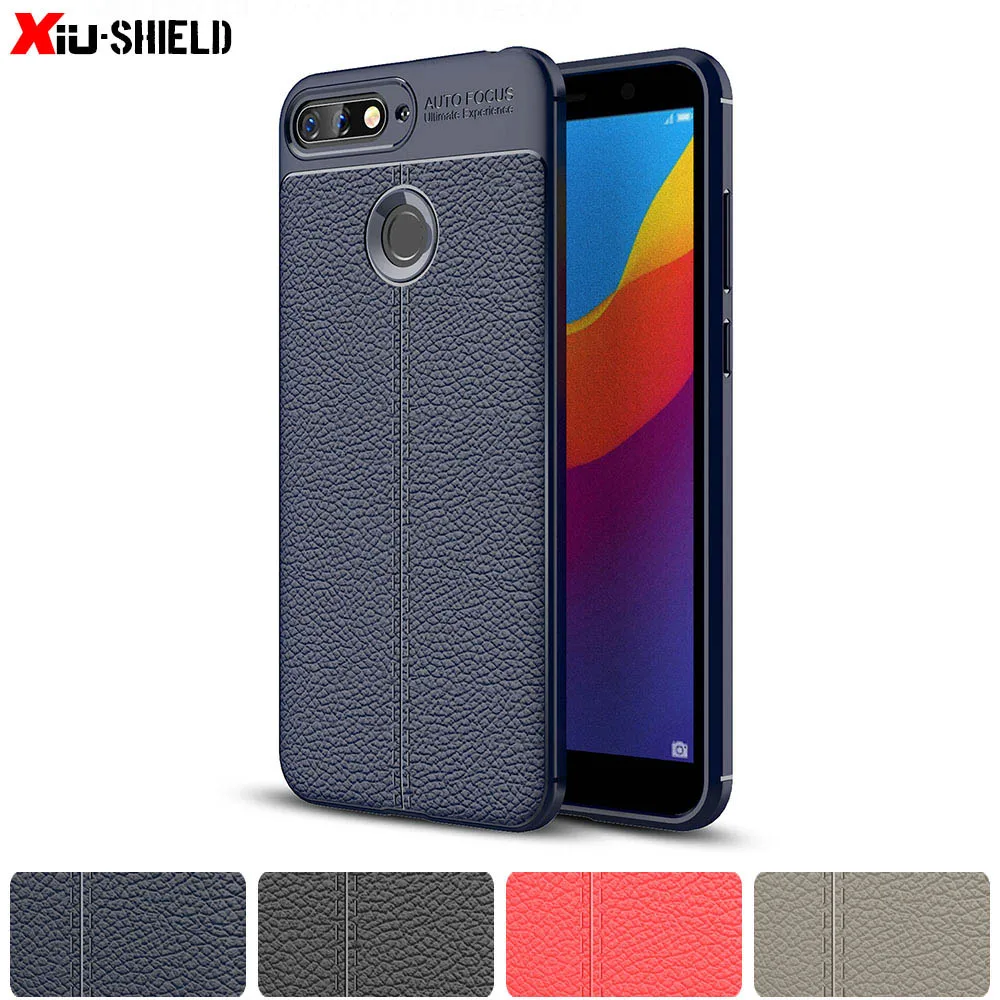 

Silicone Case for Huawei Honor 7C C7 AUM-L41 5.7 inch Honor7C Fitted TPU Phone for Huawei Honor 7 C AUM L41 Bumper Cover Striae