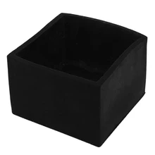 Лидер продаж резиновые мебель стул стол ног квадратных футов крышка протекторы 50x50 мм черный