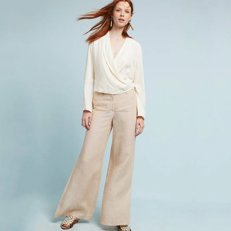 HYH HAOYIHUI 2018 Autumn OL Lady Solid White  Women V-Neck Long Sleeve Casual Female  Loose Elegant Coat Sexy Lady Blazers
