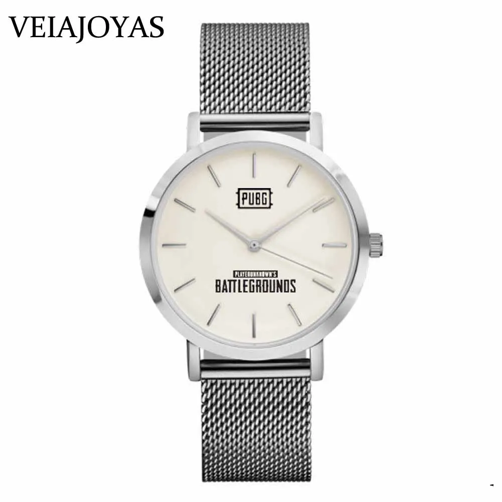  Quartz Watches Game Playerunknown's Battlegrounds PUBG Watch Band Luxury Casual Wristwatch Charm Je
