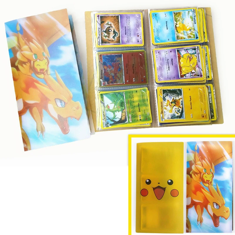 

Kawaii Pokemonend Cards Album Book English Anime Card Collectors Album Can Hold 84pcs Cards