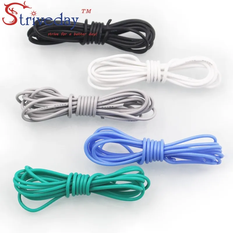 

10AWG Flexible Silicone Wire RC Cable 10AWG 500/0.08TS Outer Diameter 5.5mm 5.3mm Square Model Airplane Wire Electrical Wires