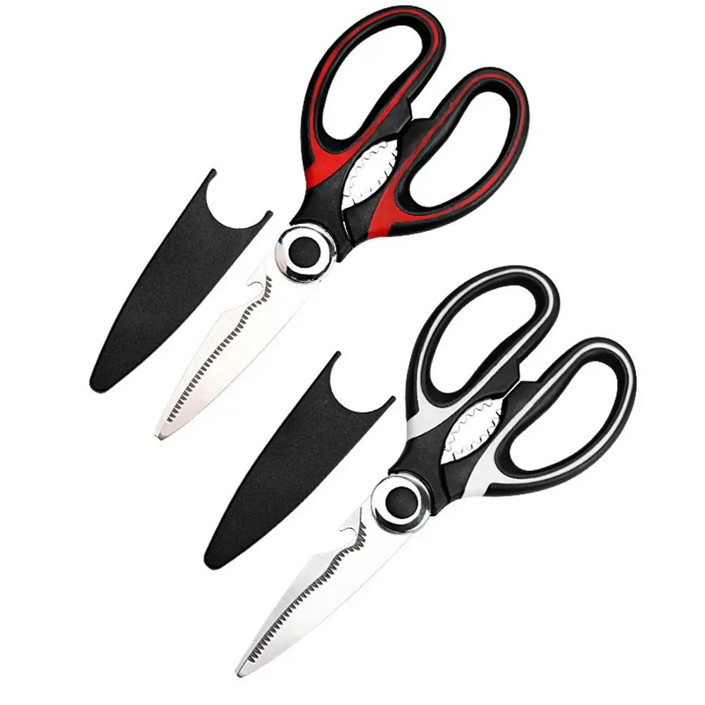 

Household Kitchen Chicken Bone Meat Vegetable Walnut Scissors Shears Cutter Tool