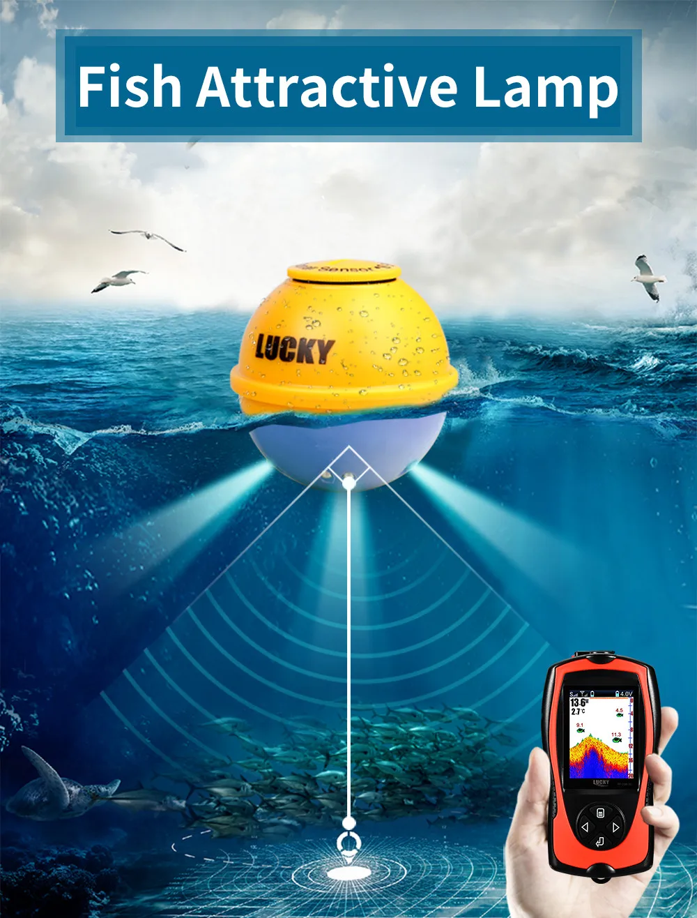 Sonar Sensor Fish Finder FF1108-1CWLA4